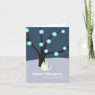 Kat Sitter's Helgdag Card Helgkort
