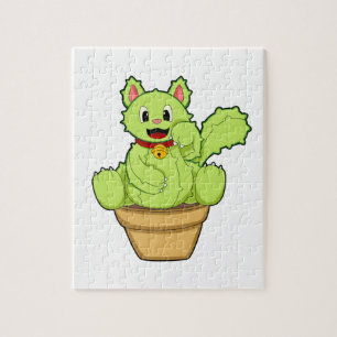 Kat som Cactus Pussel