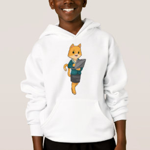 Kat som sekreterare för bärbara datorer t shirt