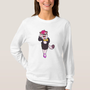 Kat som sekreterare vid Anteckningsblocket T Shirt
