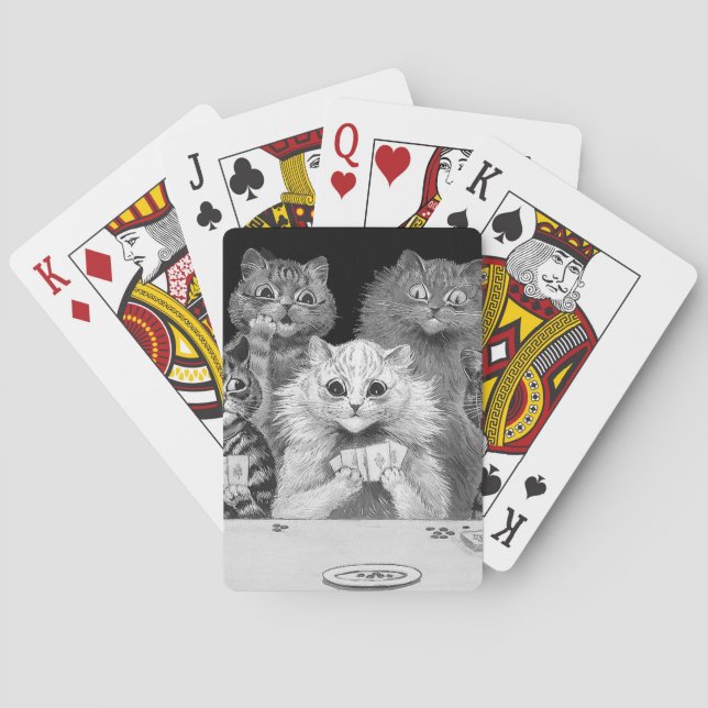 Kat-spelkort, Louis Wain Casinokort (Baksidan)