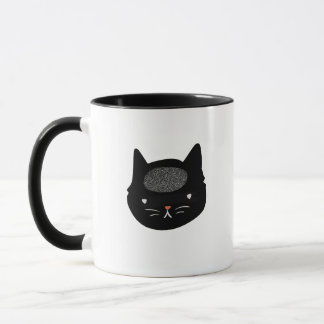 Kat Static Brain Sticker Mugg