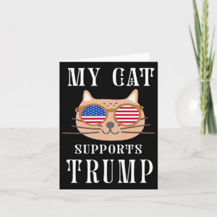 Kat-stöd Trump 2024 Ta Amerika tillbaka valet Kort