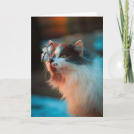 Kat Sympathy Card Kort