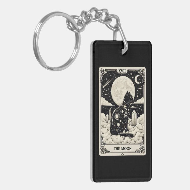 Kat Tarot-kort, Måne-grafik (Vänstra Framsidan)