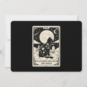 Kat Tarot-kort, Måne-grafik Inbjudningar