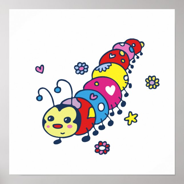 Kat the Caterpelare Poster (Framsidan)