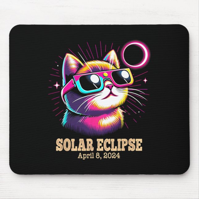 Kat Total Solar Eclipse April 8 Musmatta (Framsidan)