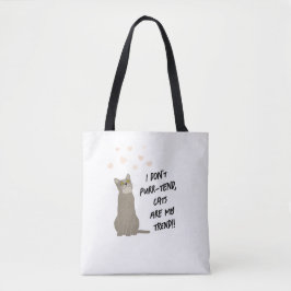 Kat Trend Tote Bag Tygkasse