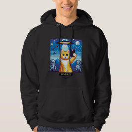 Kat UFO Selfie: Pixel Art #1 Hoodie