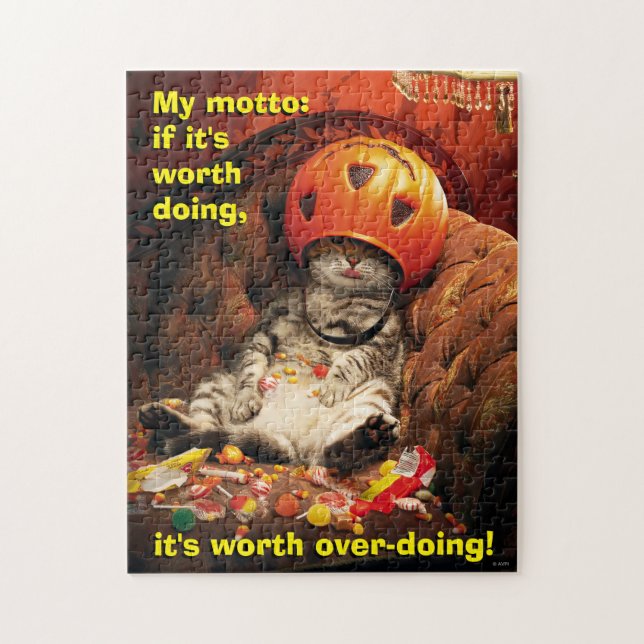 Kat under godis Bucket Pussel (Vertikal)