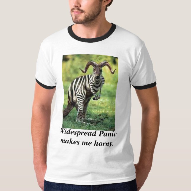 kåt utbrett göra panikslagen gör mig horny. t shirt (Framsida)