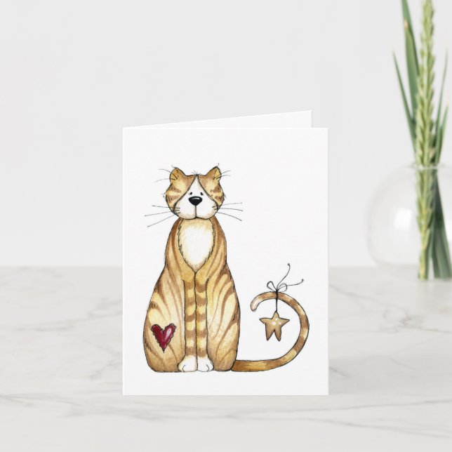 Kat - Valentine Card Helgkort (Framsida)