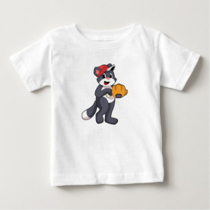 Kat vid Baseball med baskiska handskar.PNG T Shirt