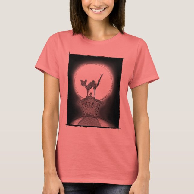 Kat vid Gravsten Tee (Framsida)