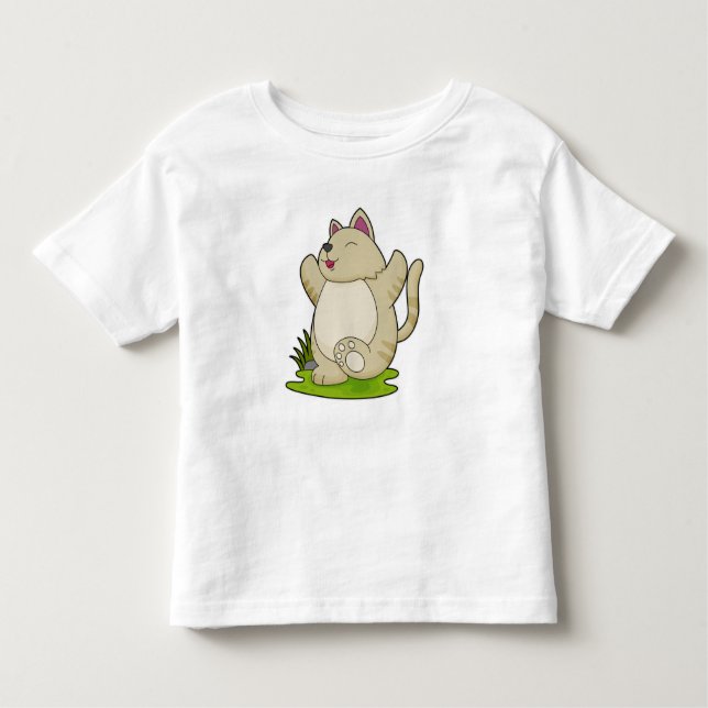 Kat vid Yoga T Shirt (Framsida)