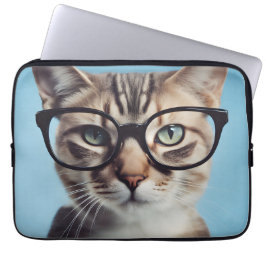 Kat Wearing Glass Laptop Fodral