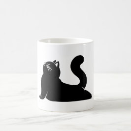 *Kat Yoga #17 Digital Art Kaffemugg