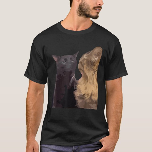 Kat Zoning ut-PM Popular Internet Memine CAT DAY T Shirt (Framsida)