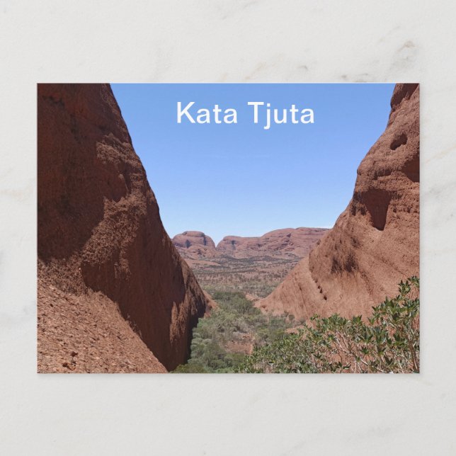 Kata TjunAustraliens vykort (Framsida)