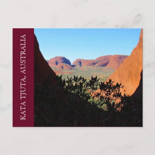 kata tjuta utsikt vykort (Framsida)