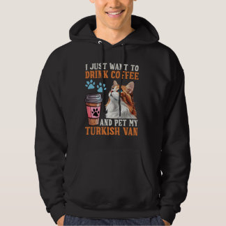 KATÄgaren VILL BARA HA DRINK COFFEE PET MY TURKISH Hoodie