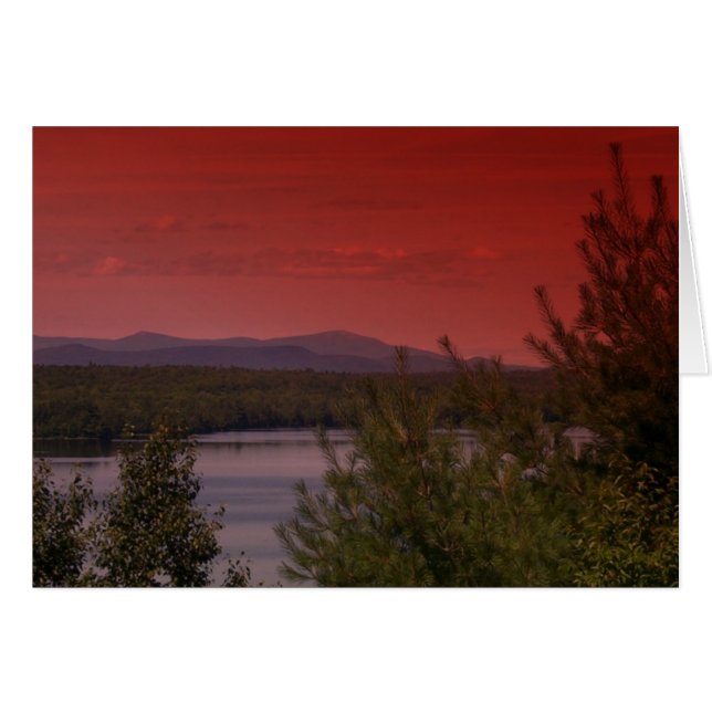 Katahdin 2 hälsningskort (Framsidan Horizontal)