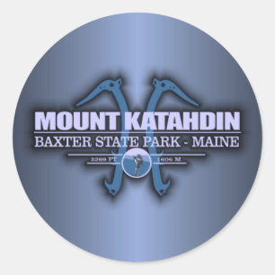 Katahdin 2 runt klistermärke