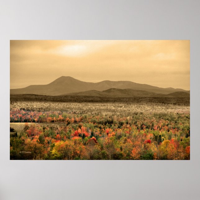 Katahdin Baxter State Park Maine Poster (Framsidan)