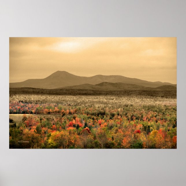 Katahdin Baxter State Park Maine Poster (Framsidan)