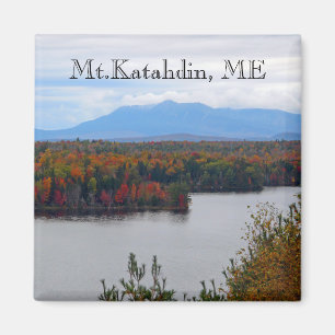 Katahdin i Fall Magnet
