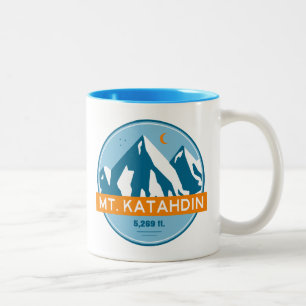 Katahdin Maine Stars Måne Två-Tonad Mugg