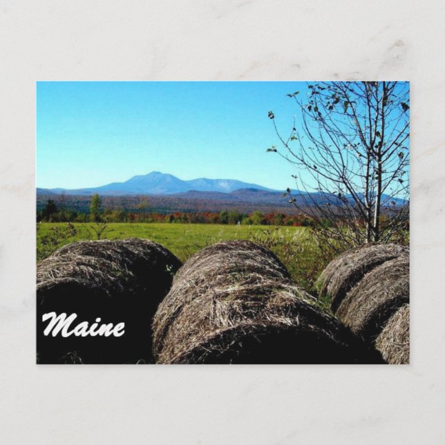 Katahdin, ME. Postkort Vykort (Framsida)