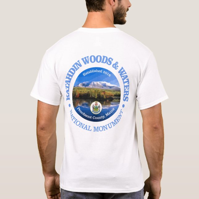 Katahdin Skogen & Vatten (NM) T Shirt (Baksida)