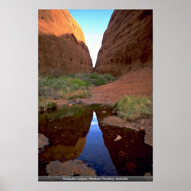 Katajutta Canyon, Northern Territory, Australien Poster (Framsidan)