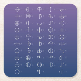 Katakamuna-diagram Underlägg Papper Kvadrat