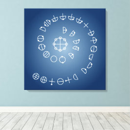 Katakamuna Power verses 5:e Canvastryck