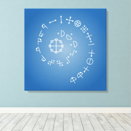 Katakamuna Power verses 6e Canvastryck