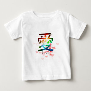 Katakana japan för japanskt ord för kärlek t-shirt