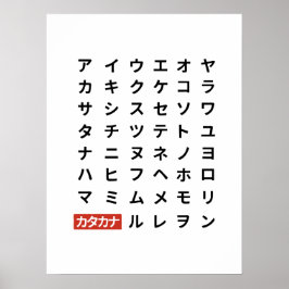Katakana Poster