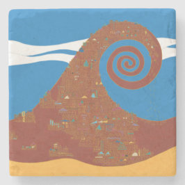 Kataklysm - Underlägg marmor Sten