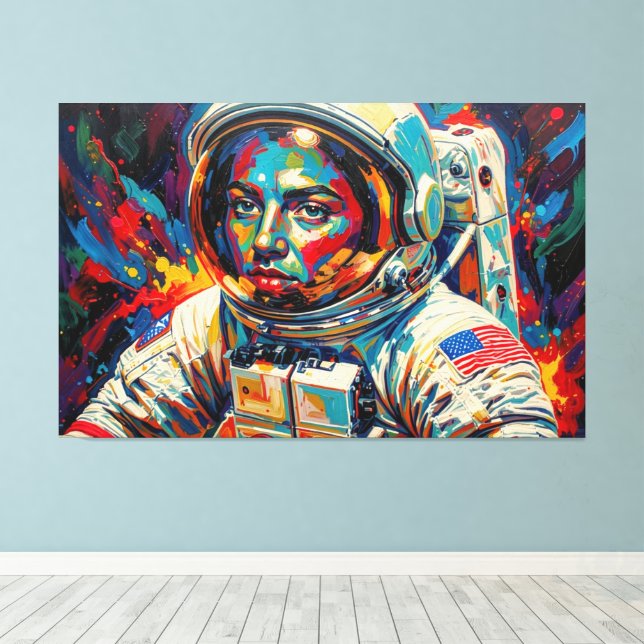 Katakomber av Månen-3 Canvastryck (Insitu (trägolv))