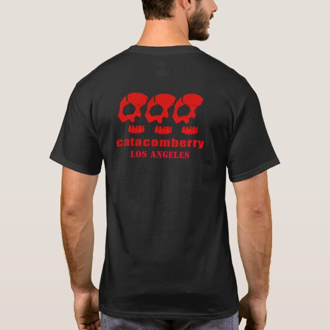 katakomberry 3 Bens huvud T Shirt (Baksida)