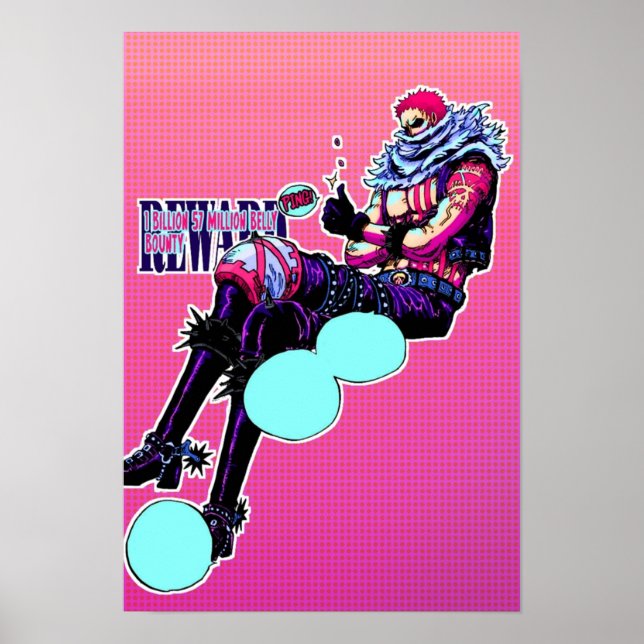 katakuri manga-färgad poster (Framsidan)