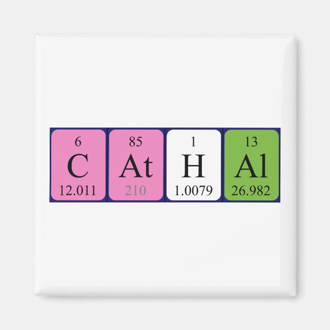 Katal Perial bord namn magnet (Framsidan)