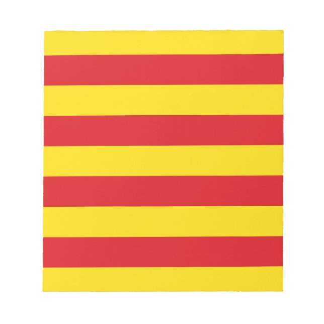 Katalanska Flagga Anteckningsblock (Framsida)