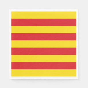 Katalanska Flagga Pappersservett