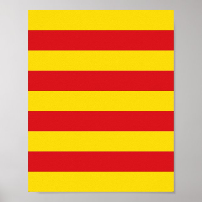 Katalanska Flagga Poster (Framsidan)