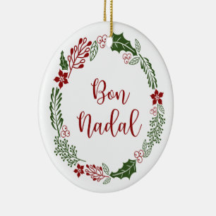 Katalanskt God jul andetag, Bon Nadal Julgransprydnad Keramik