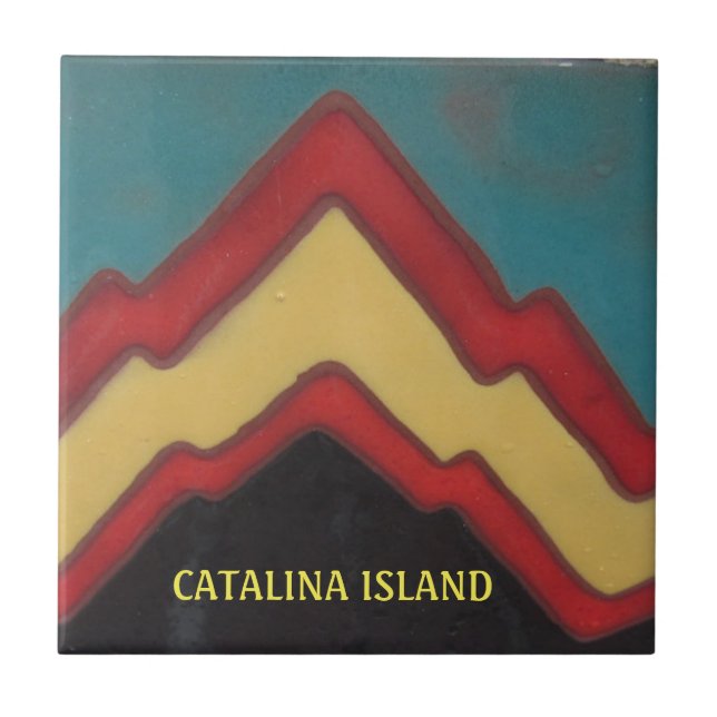 KATALINA ISLAND CERAMIC TILE SHAPES OF CATALINA KAKELPLATTA (Framsidan)